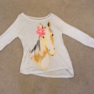 Justice horse sweater